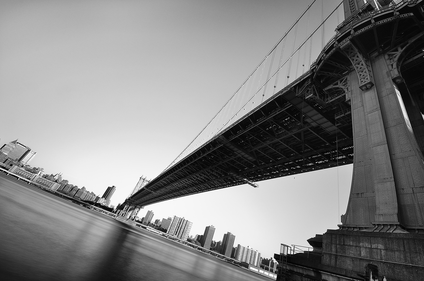 Under the Manhattan Bridge, NYC, NY, USA
