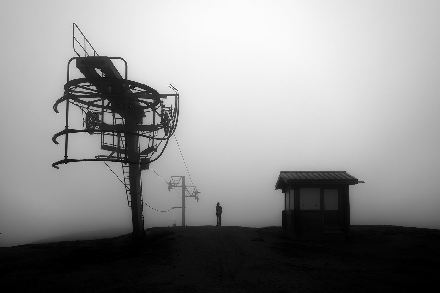 Corsica Mist Woman Mountain, Mist photography by Marc Vidal