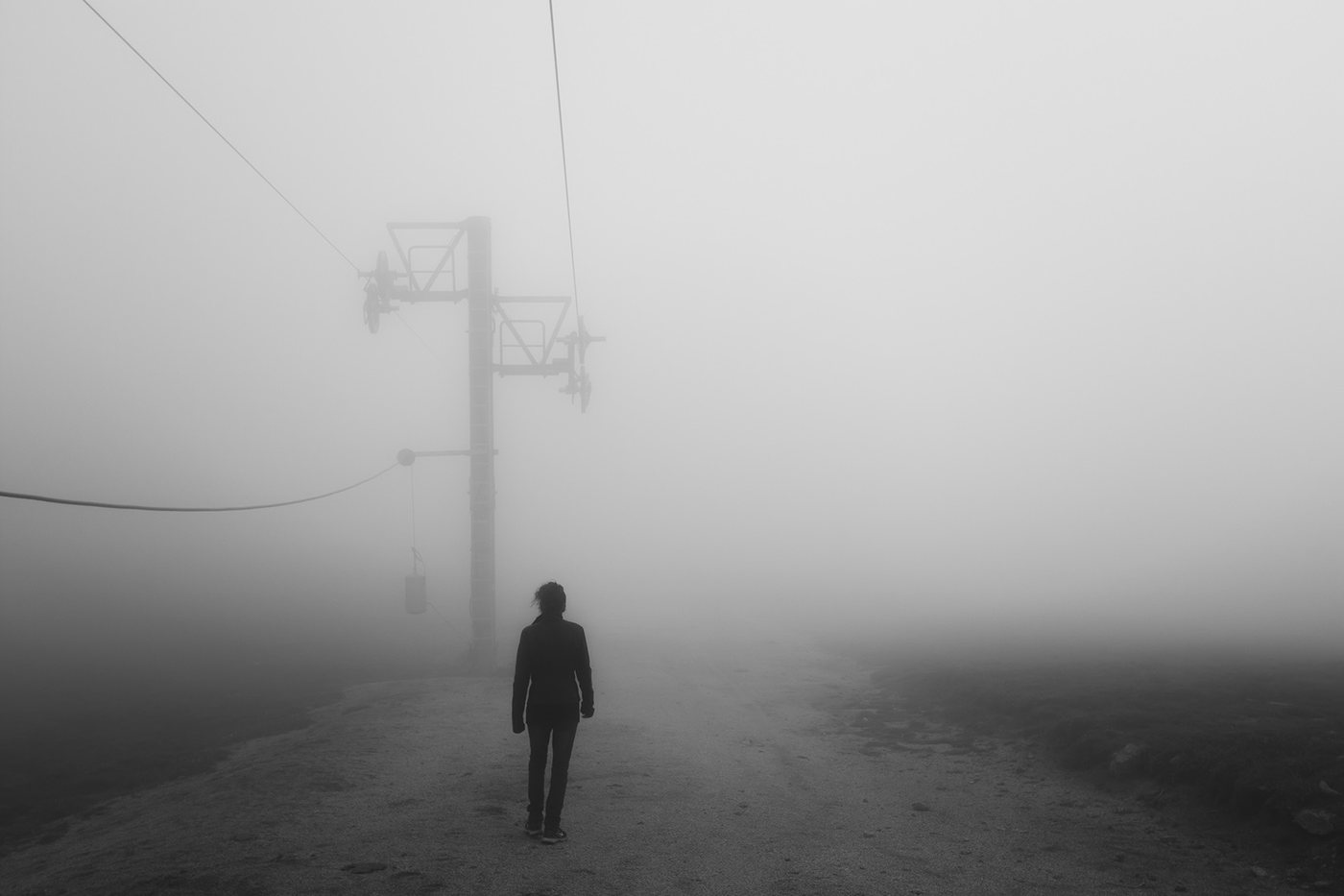 Corsica Mist Woman Mountain, Mist photography by Marc Vidal
