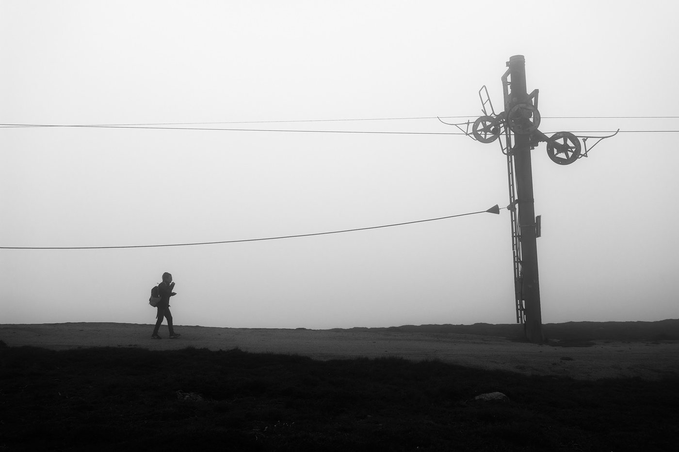 Corsica Mist Woman Mountain, Mist photography by Marc Vidal